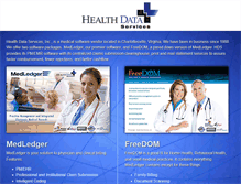 Tablet Screenshot of healthdataservices.com